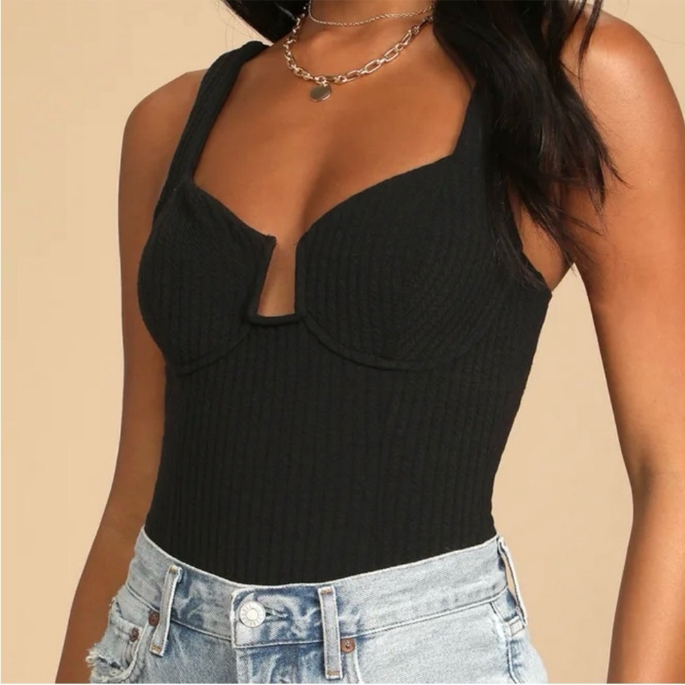 ASTR Aria Ribbed Bodysuit